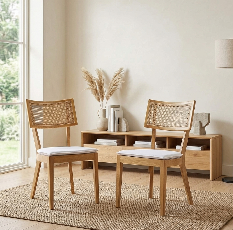 Fernholt Dining Chair Set - Natural White Denmark Home