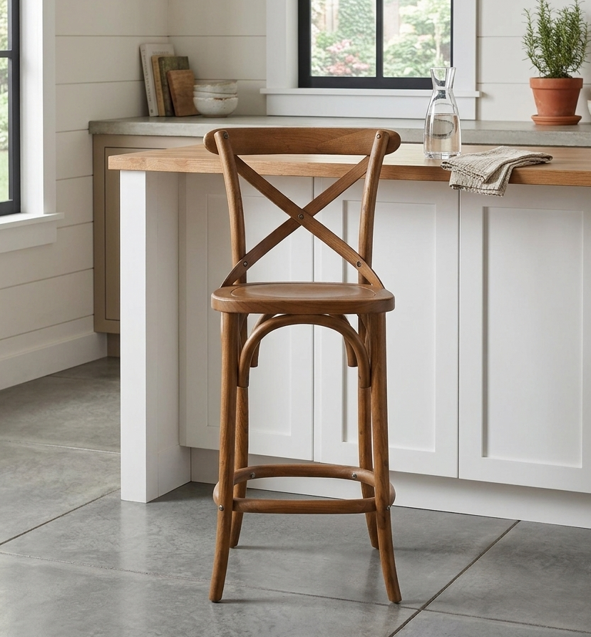 Bramwell Counter Stool - Walnut Denmark Home