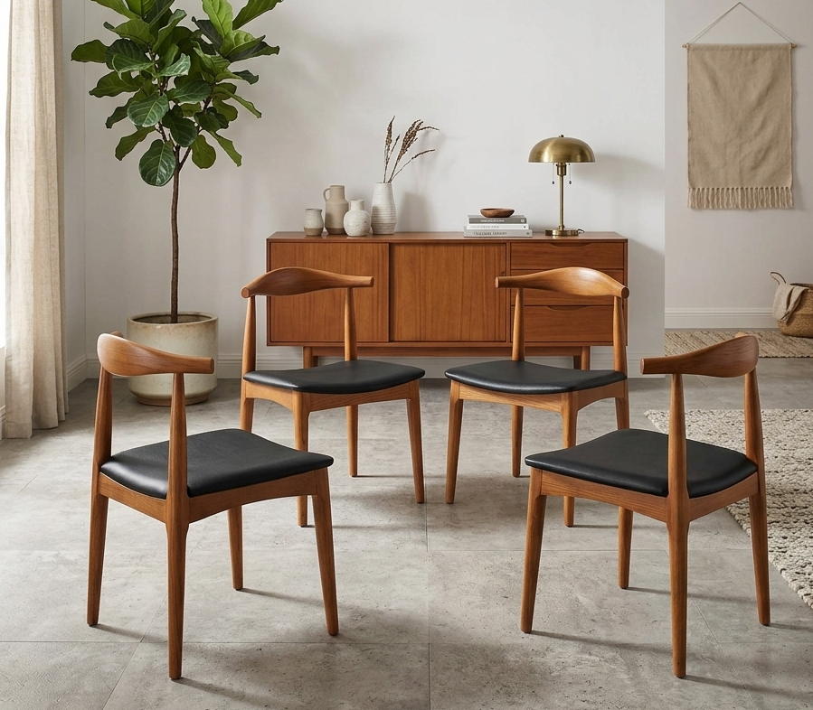 Norvell Dining Side Chair - Black Denmark Home
