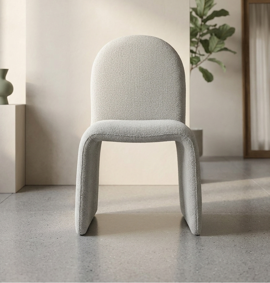 Hav Upholstered Dining Chair - Dove Gray Denmark Home