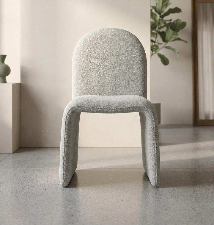 Hav Upholstered Dining Chair - Dove Gray Denmark Home