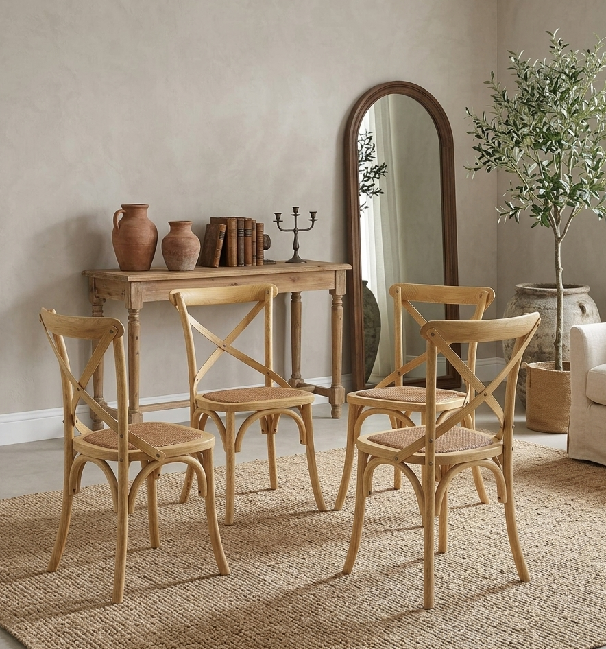 Bramwell Rattan Dining Chair - Natural Denmark Home