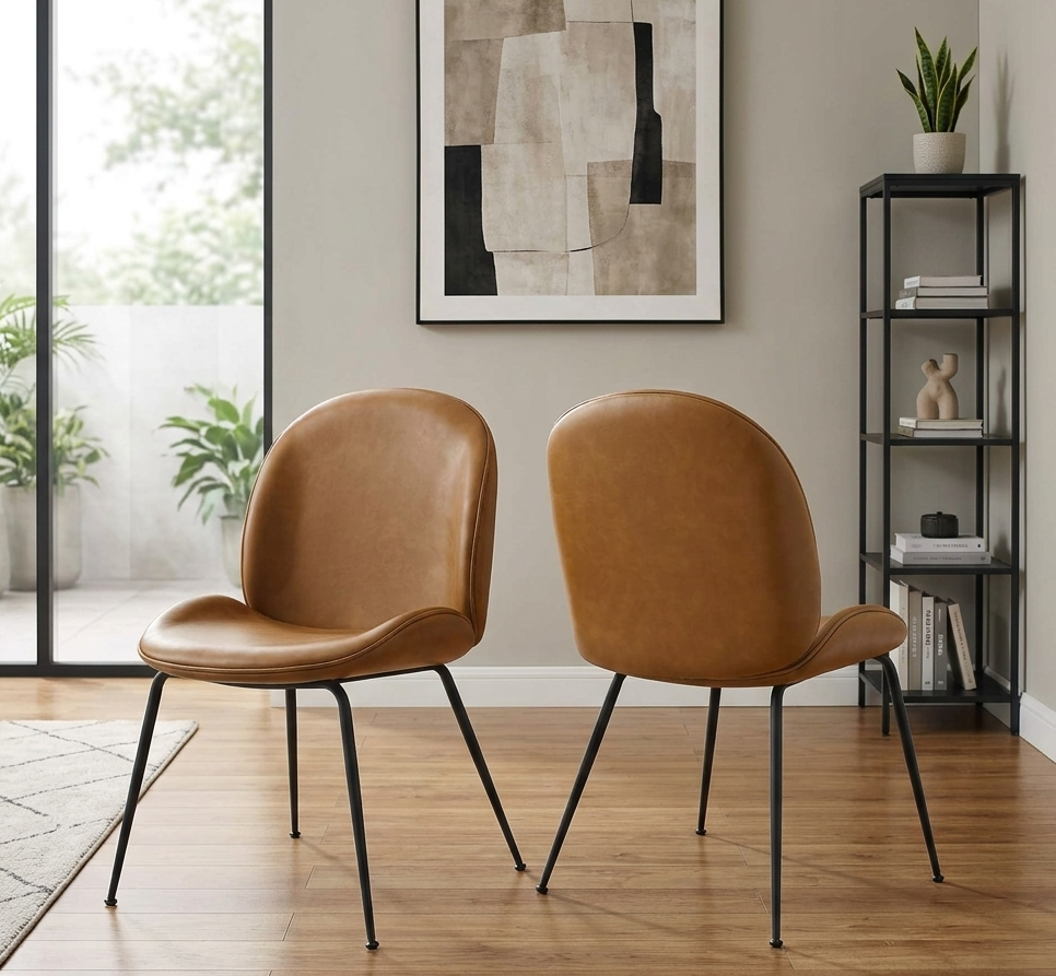 Lucénza Dining Chair - Tan Denmark Home