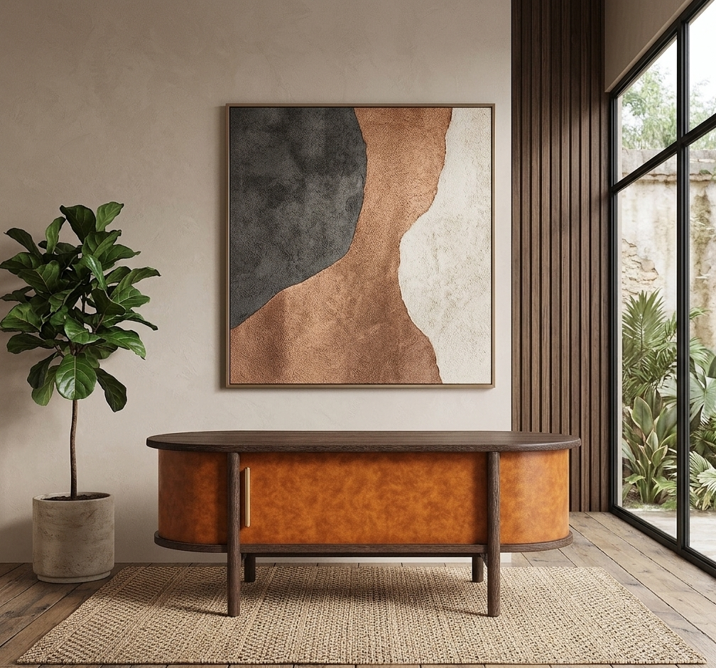 Velmora Coffee Table – Walnut Tan