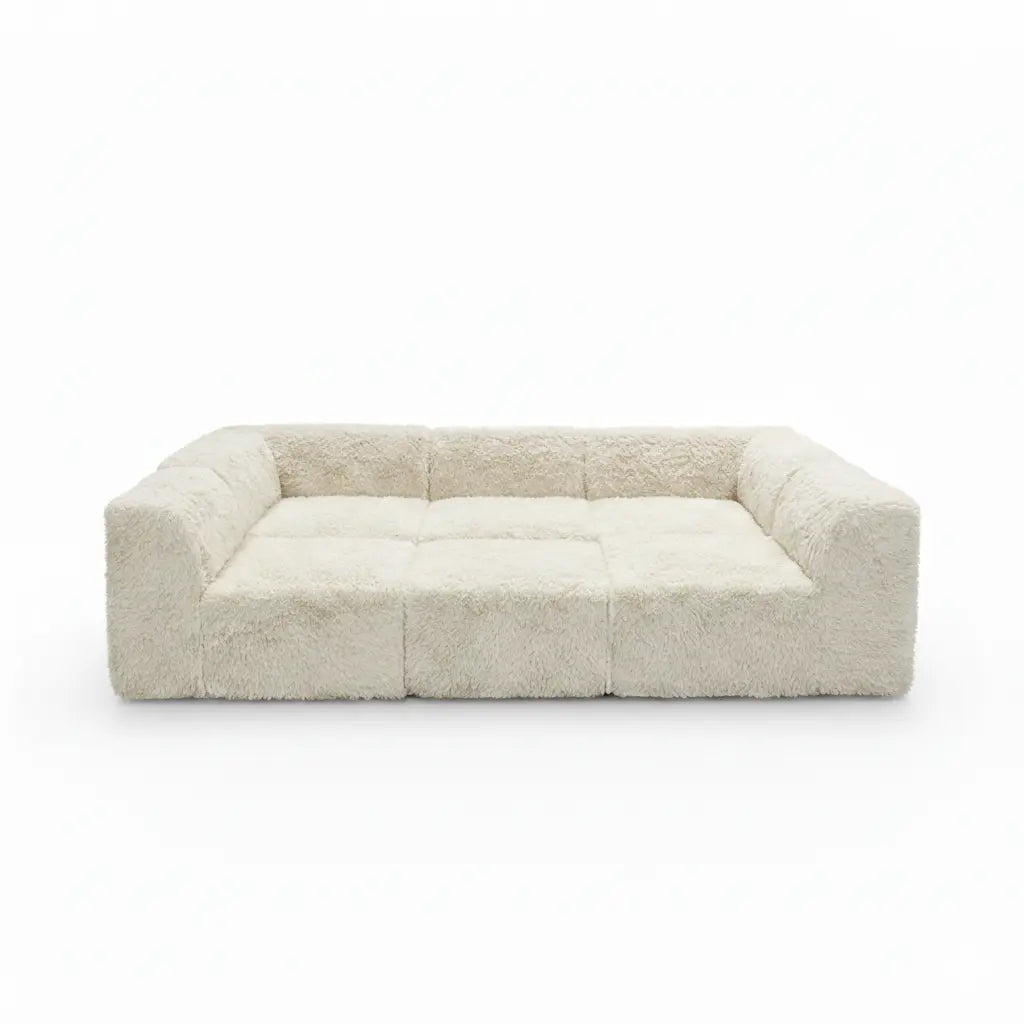 Riff Daybed – Taupe Faux Fur with Compressed Foam Denmark Home