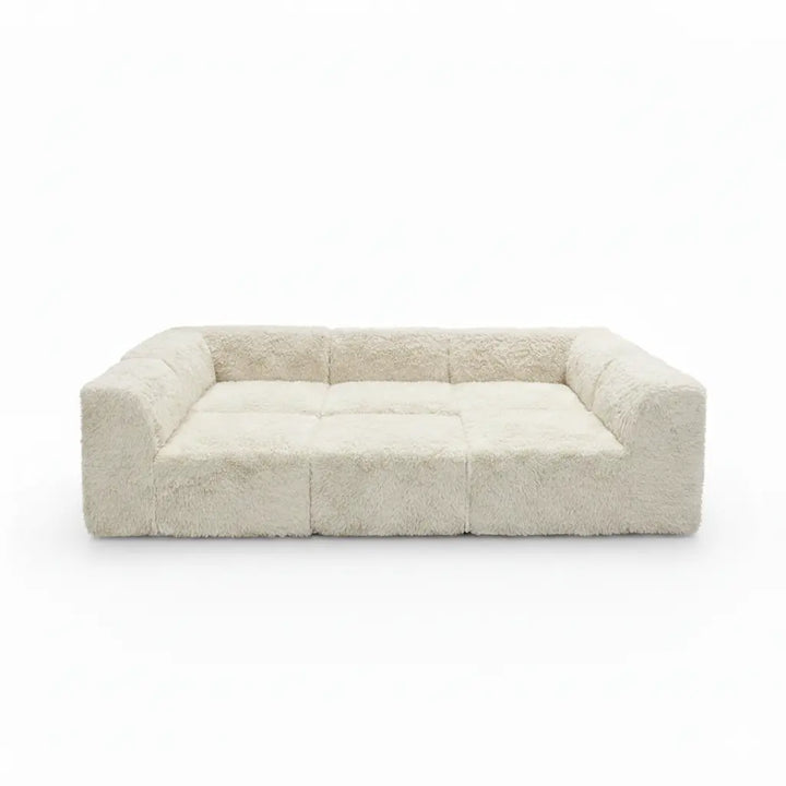 Riff Daybed – Taupe Faux Fur with Compressed Foam Denmark Home
