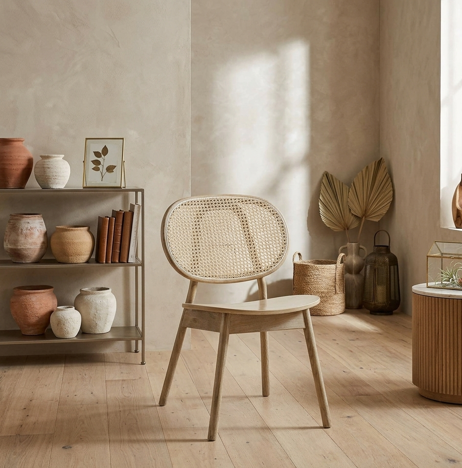 Brisen Wood Dining Chair - Gray Denmark Home