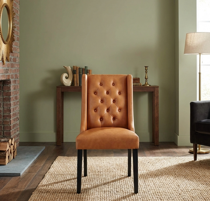 Véritan Dining Chair - Tan Denmark Home