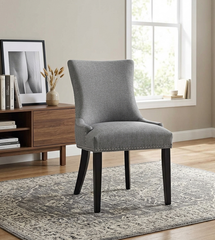 Drape Dining Chair - Light Gray Denmark Home