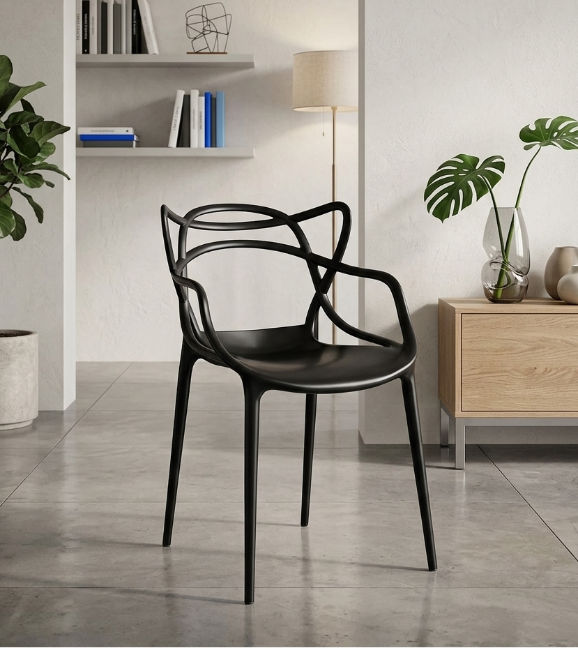 Virello Dining Chair - Black Denmark Home