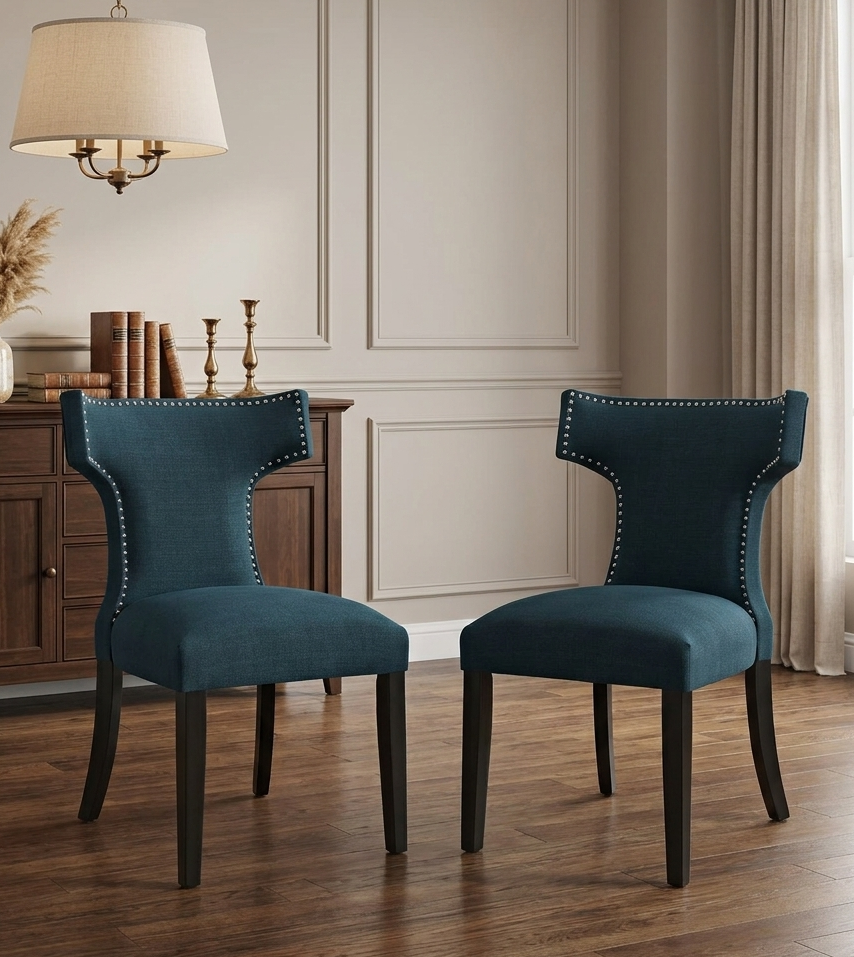 Zahn Dining Side Chair - Azure Denmark Home