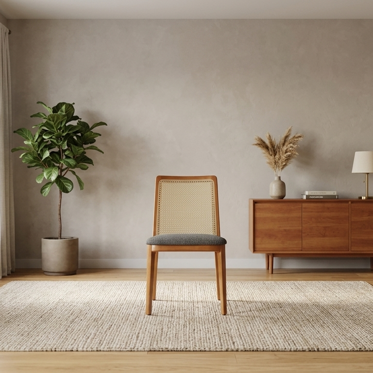 Briaré Dining Side Chair - Honey Natural Gray Denmark Home