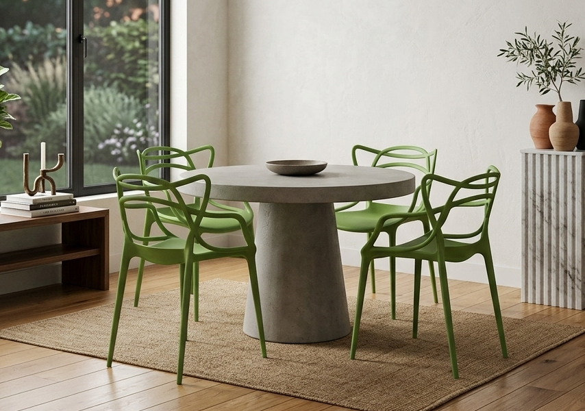 Virello Dining Chair Set - Green Denmark Home