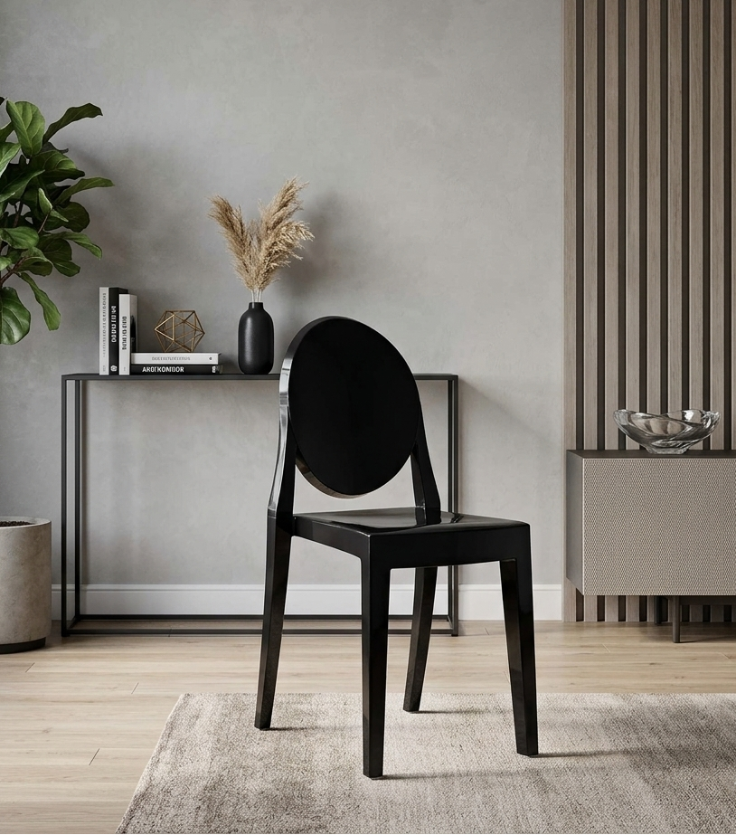 Lucien Dining Side Chair - Black Denmark Home