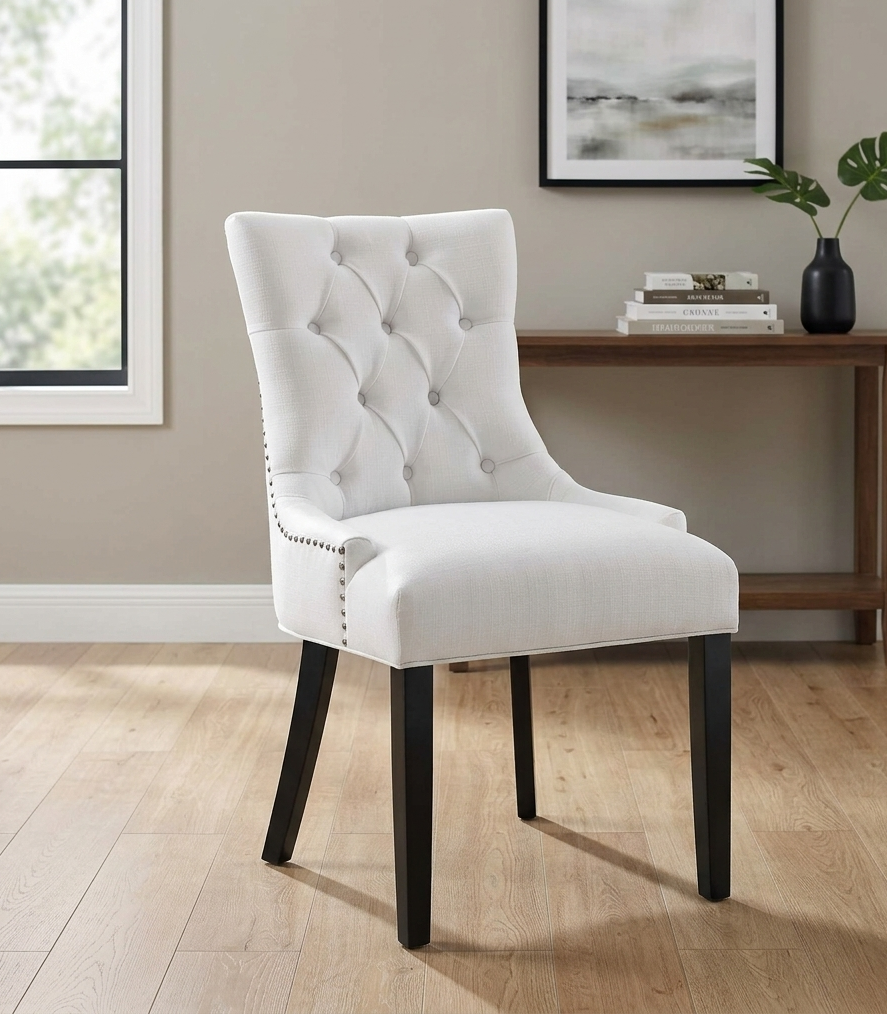 Bleich Dining Chair - White Denmark Home