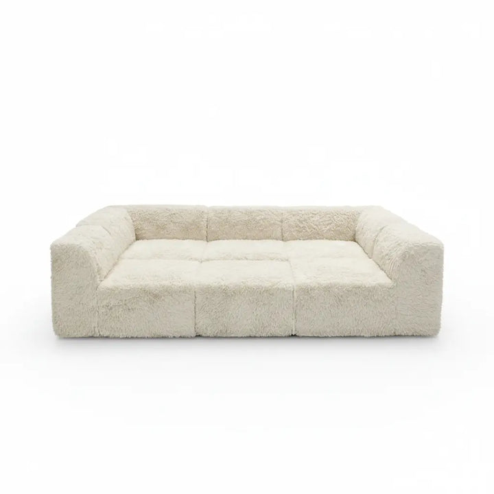 Riff  Daybed – Sand Faux Fur with Compressed Foam Denmark Home