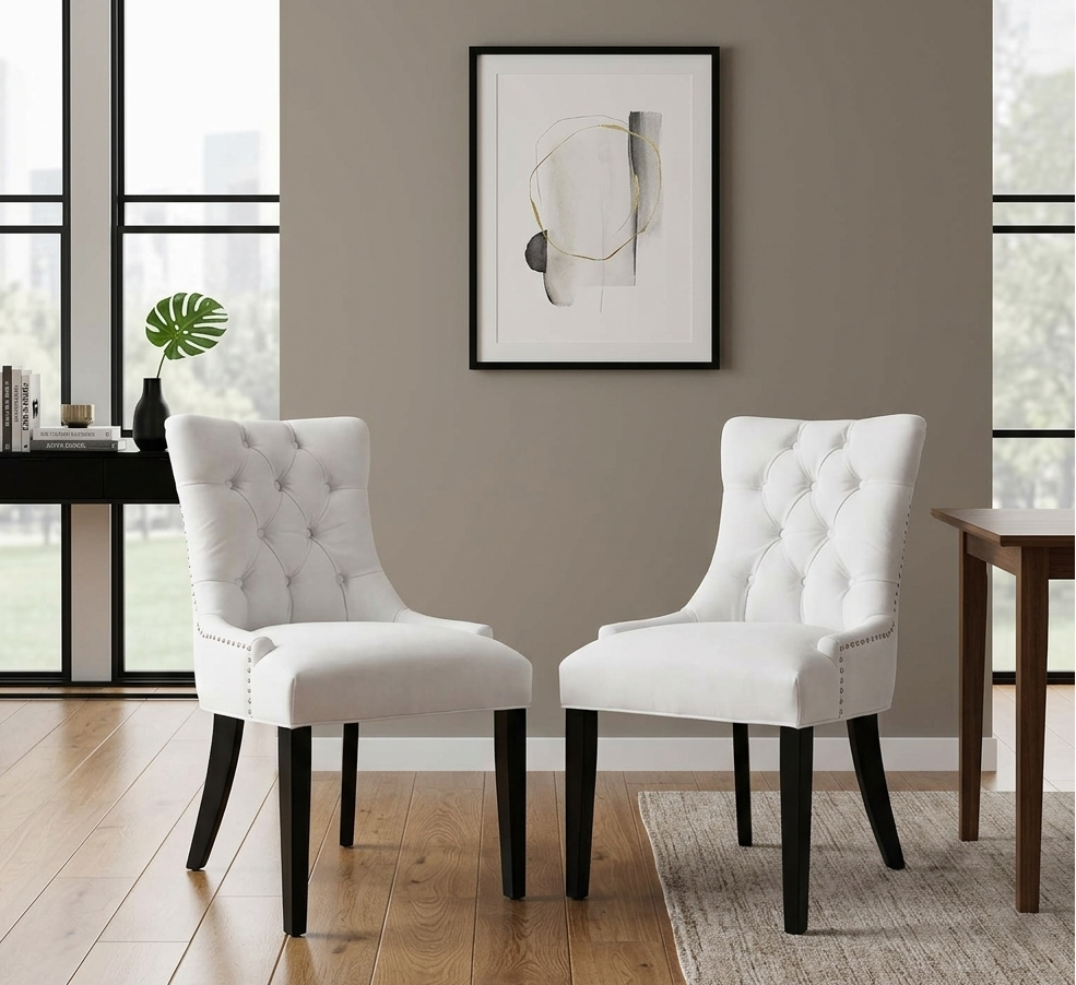 Bleich Dining Chair - White Denmark Home