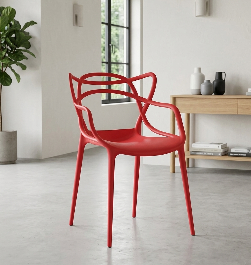 Virello Dining Chair - Red Denmark Home
