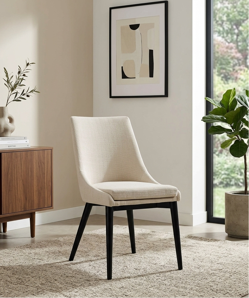 Clasp Dining Side Chair - Beige Denmark Home