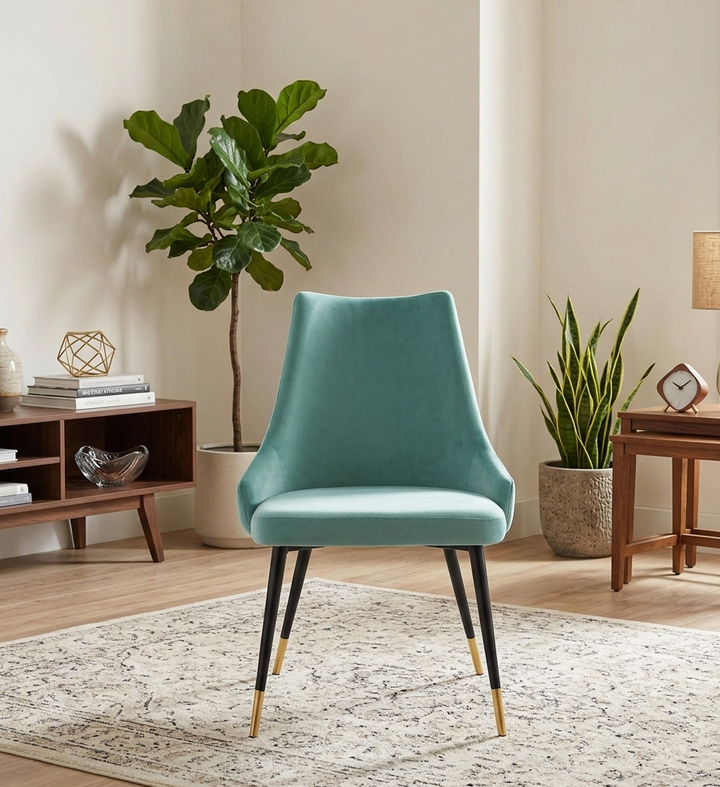 Bella Tufted Velvet Dining Chair - Mint Denmark Home
