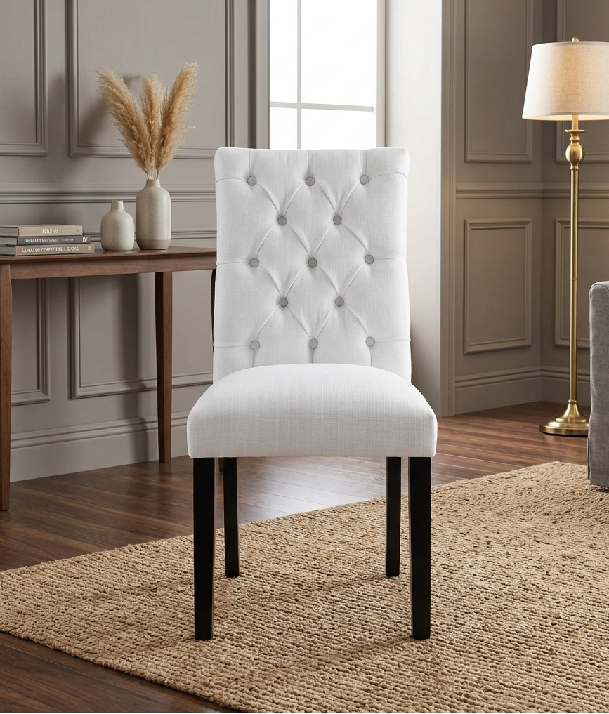 Nuovo Dining Chair - White Denmark Home