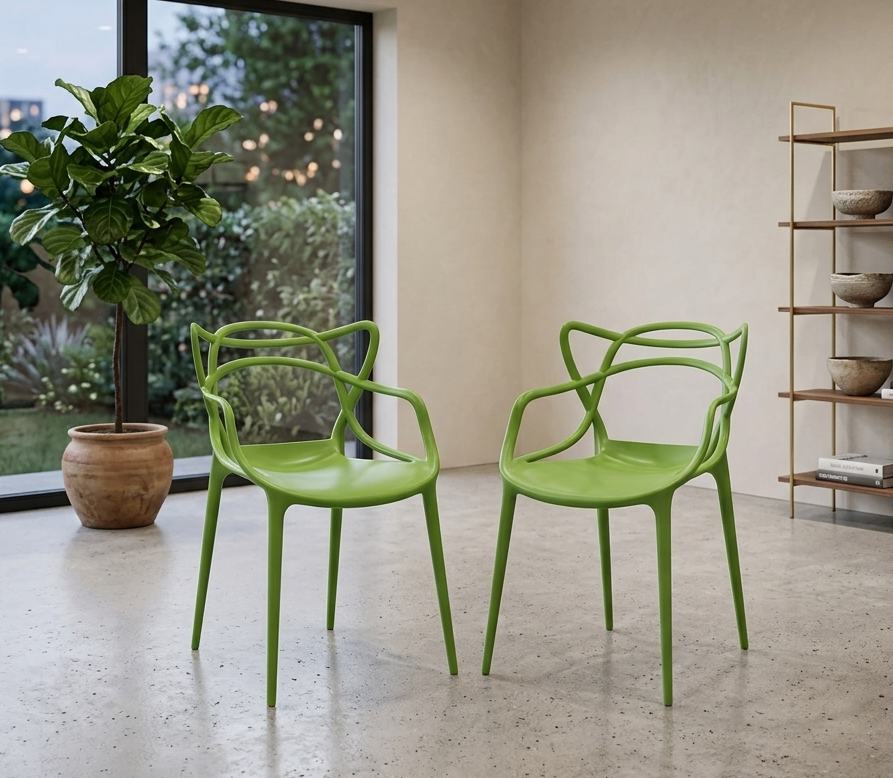 Virello Dining Chair Set - Green Denmark Home