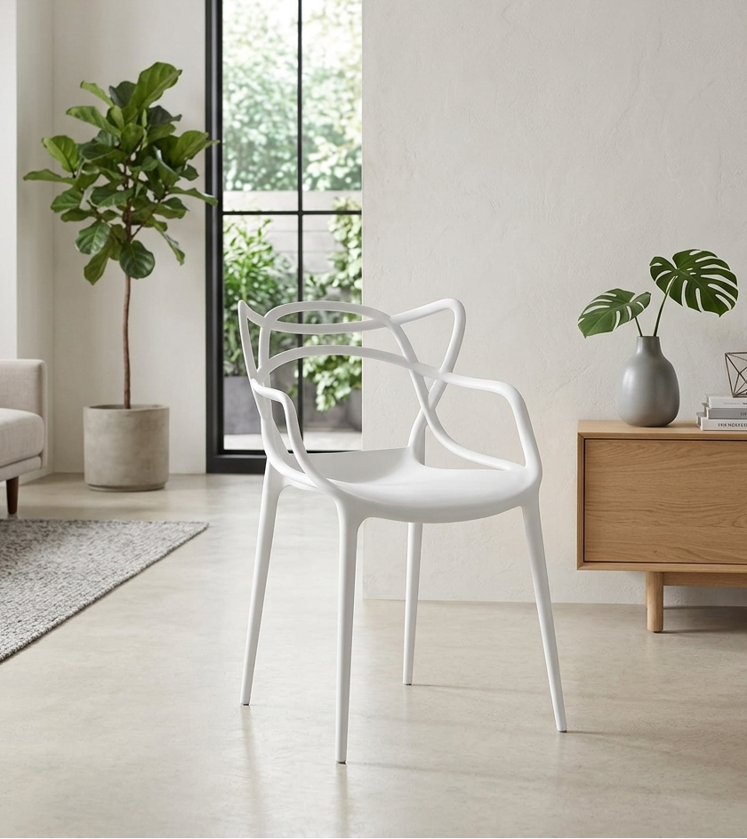 Virello Dining Chair - White Denmark Home