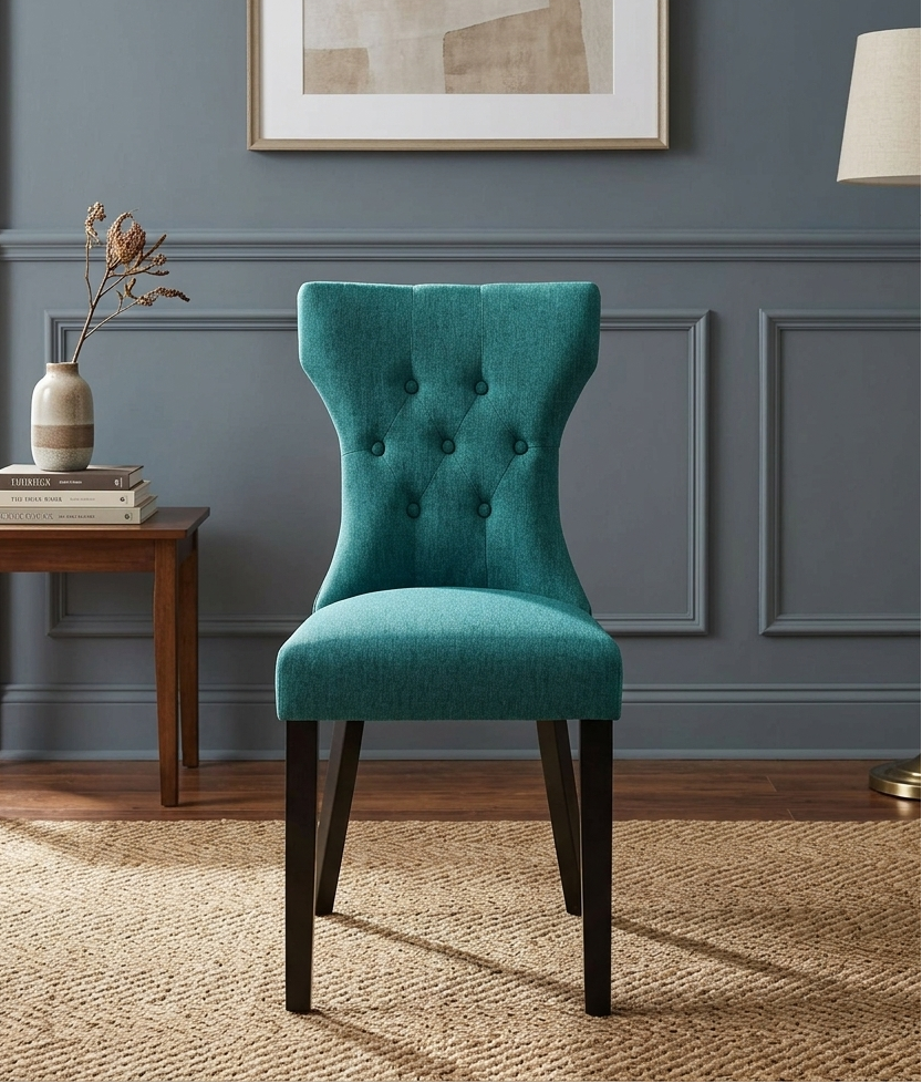 Luxe Dining Chair - Teal Denmark Home