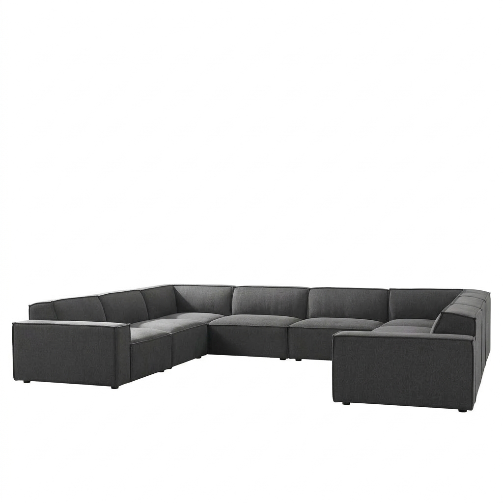 Lucent 8-Piece Fabric Sectional Sofa