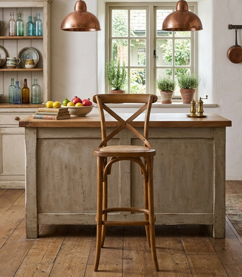 Bramwell Bar Stool - Walnut Denmark Home