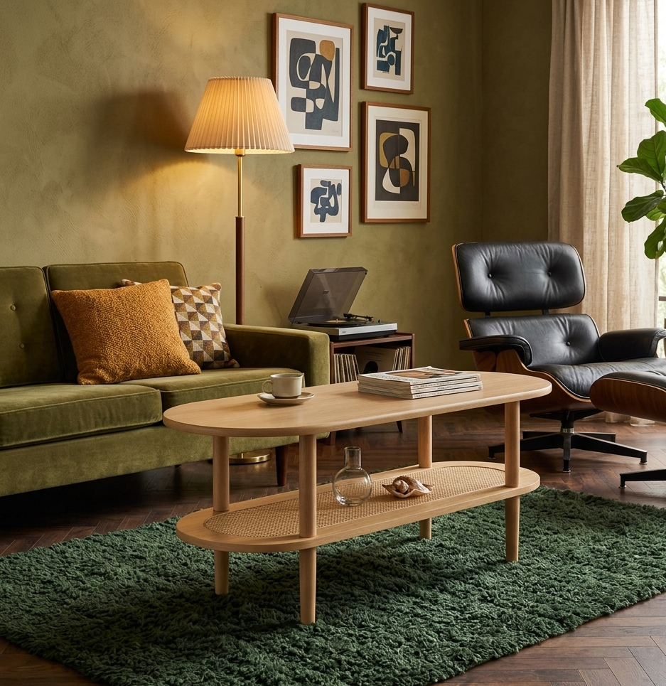 Elmira Coffee Table – Oak