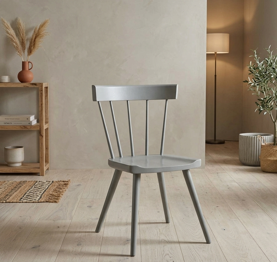 Elmridge Dining Chair - Light Gray Denmark Home