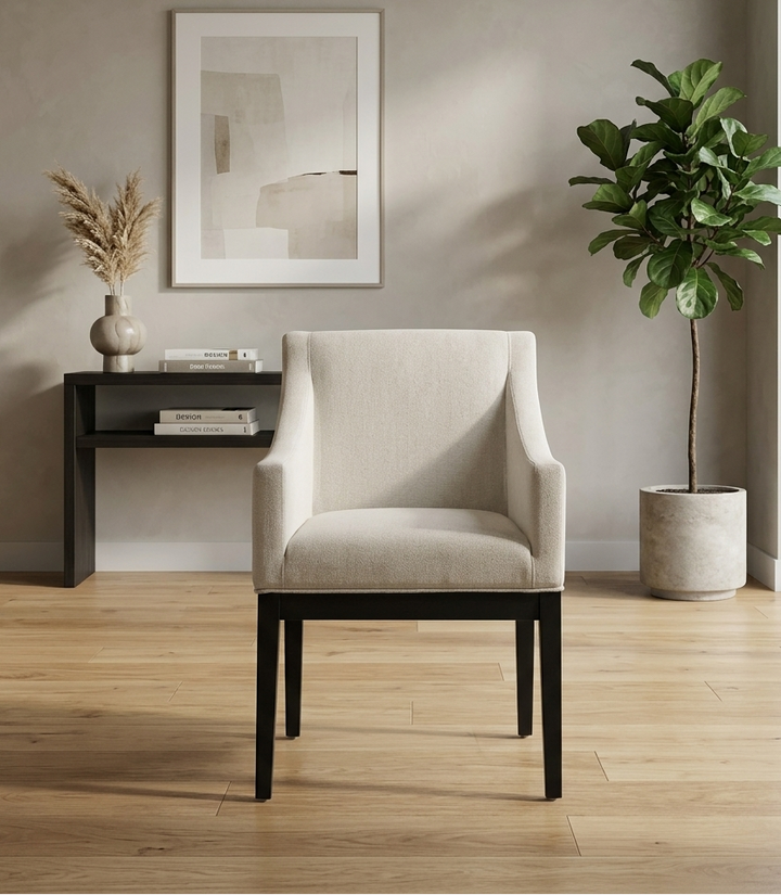 Elevare Dining Armchair - Salt Black Denmark Home