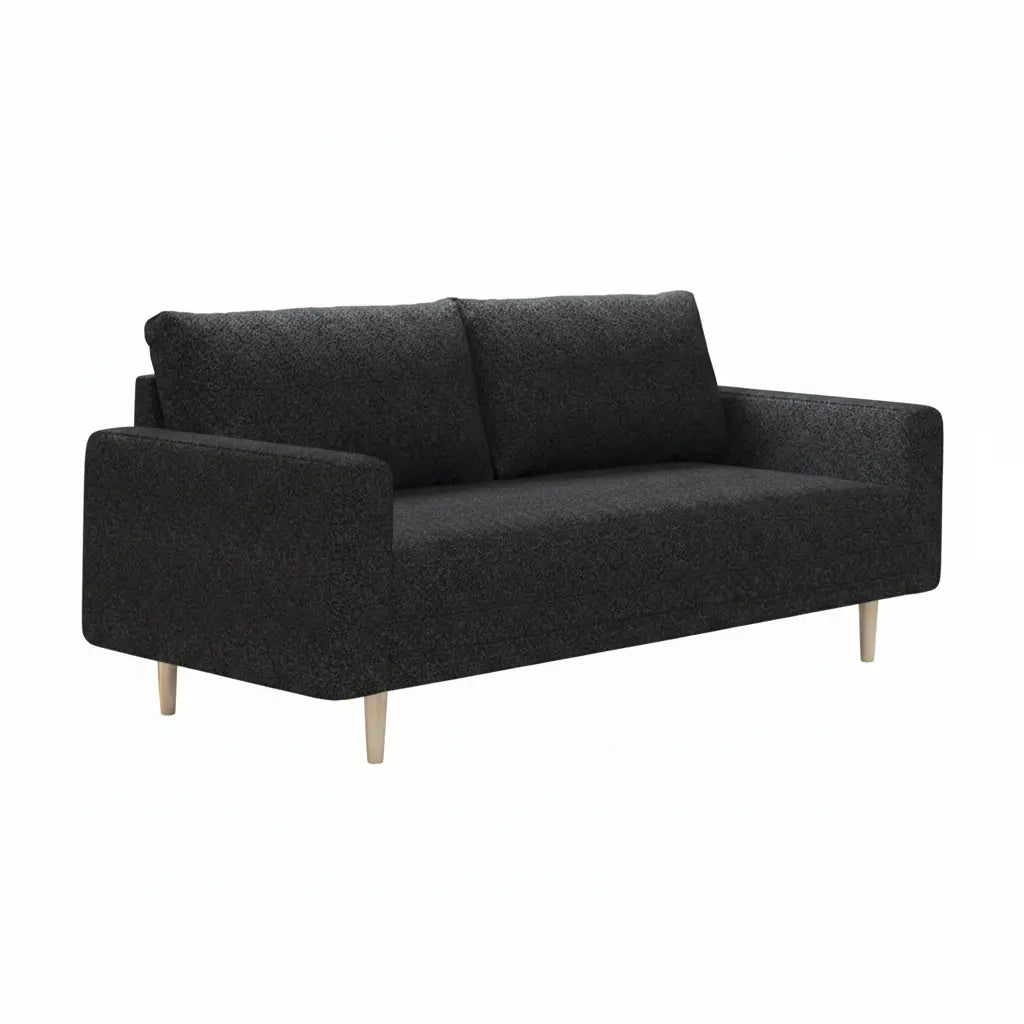 Solvalla Loveseat – Black Boucle Denmark Home