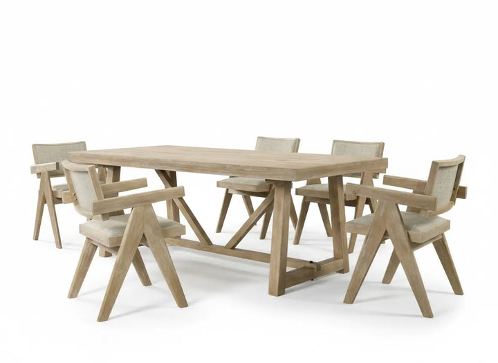 Loken Dining Table – Oak Top with Trestle Base Denmark Home