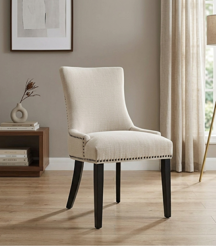 Drape Dining Chair - Beige Denmark Home