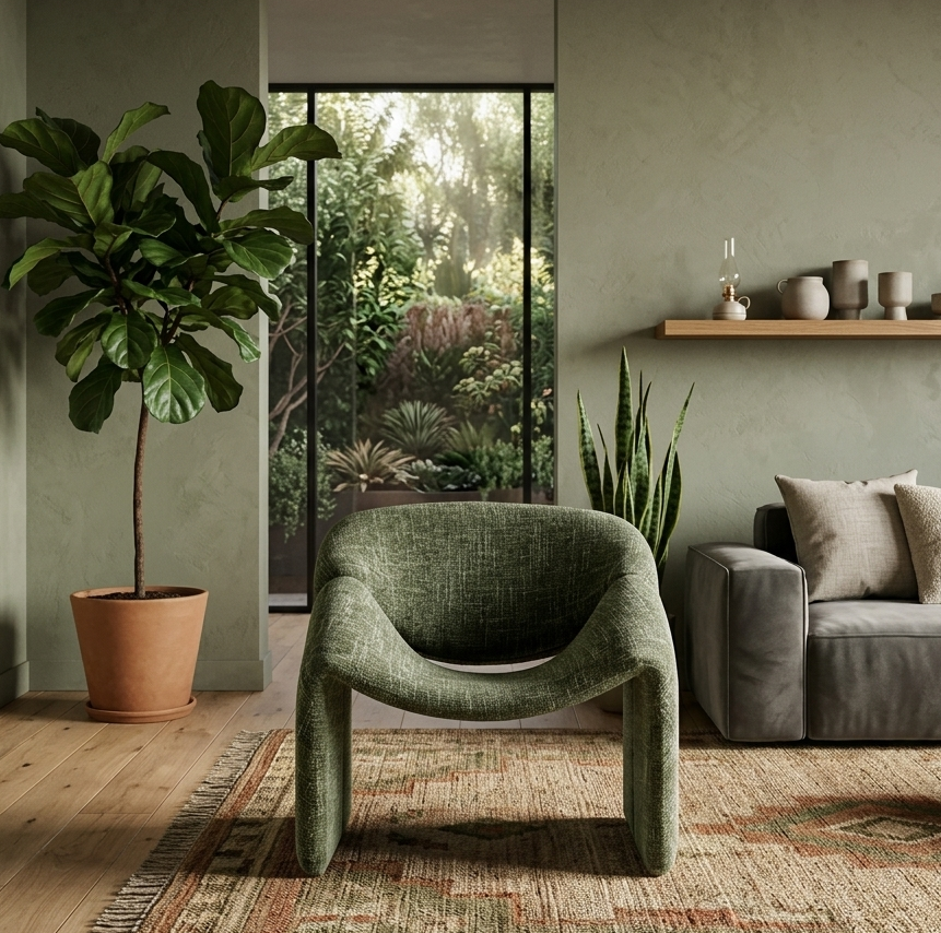 Elvora Accent Chair - Basil