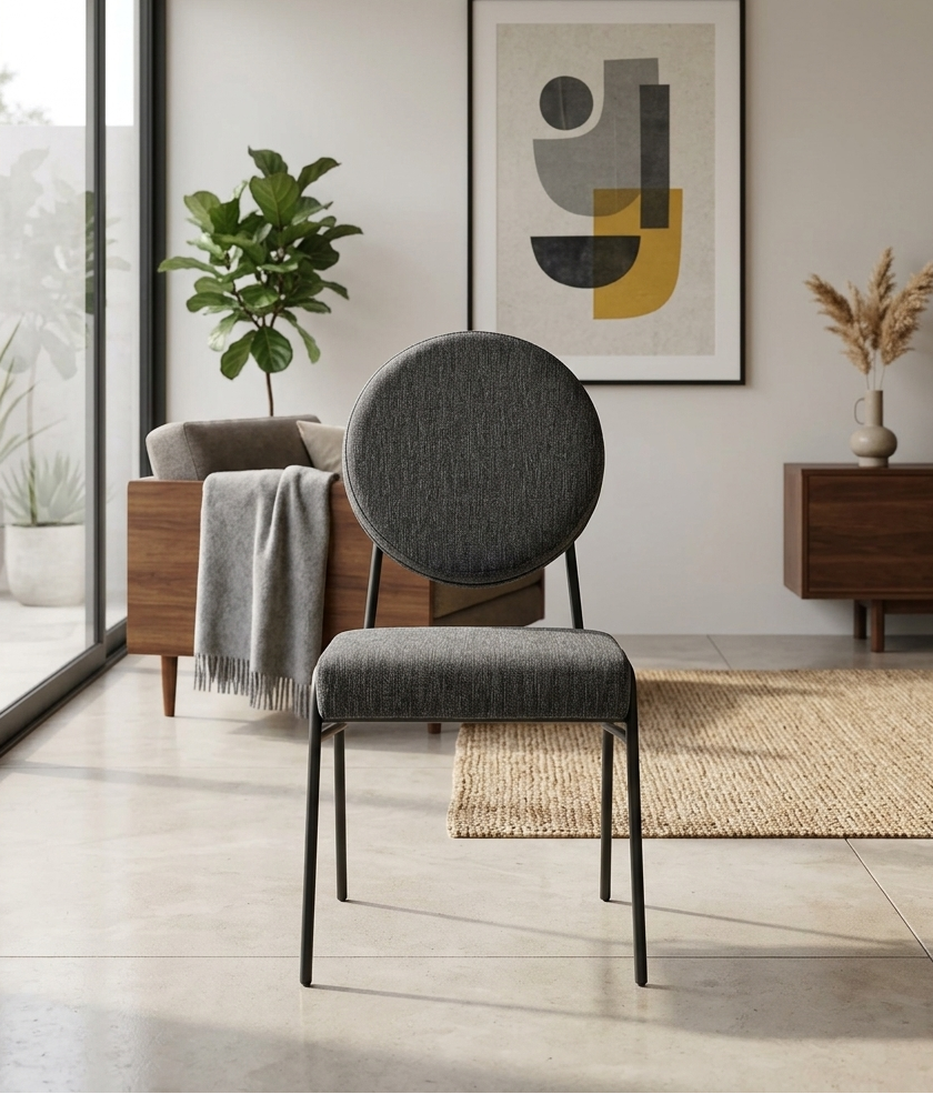 Stow Dining Chair - Black Charcoal Denmark Home