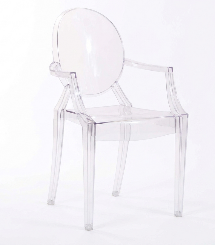 Lucien Arm Dining Chair Set - Clear Denmark Home