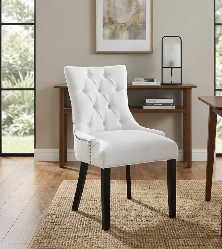 Drape Dining Chair - White Denmark Home