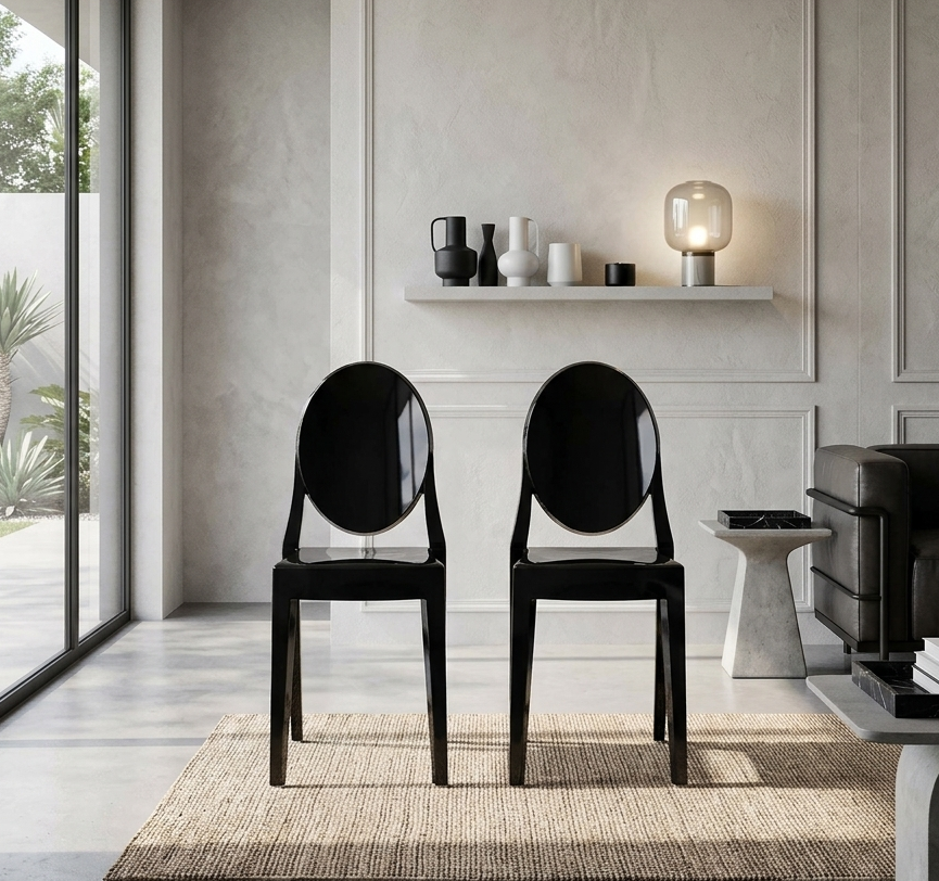 Lucien Dining Chair Set - Black Denmark Home