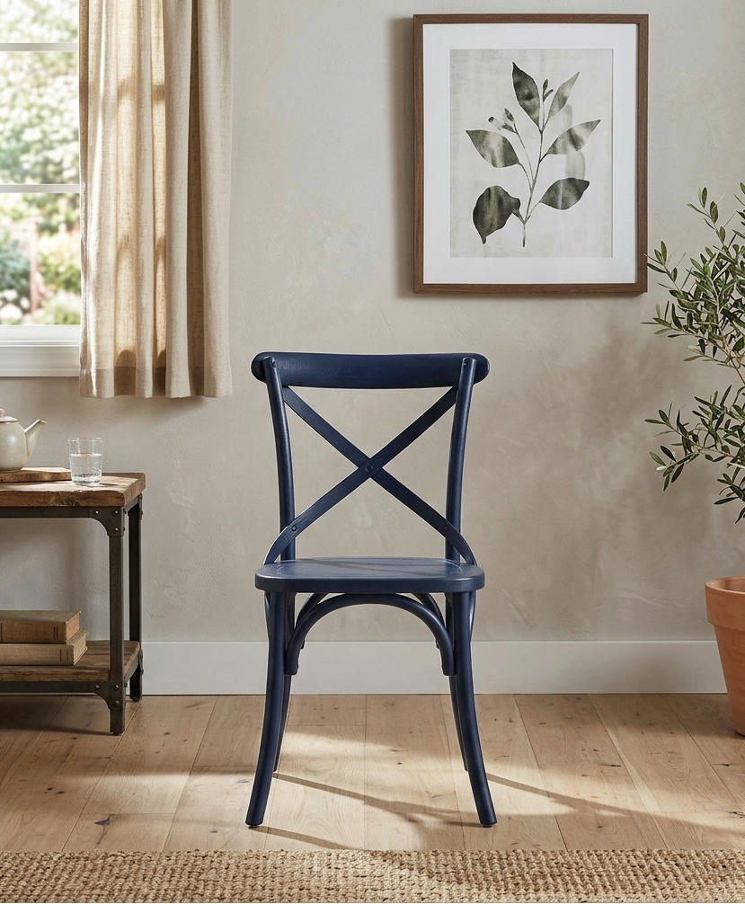 Bramwell Dining Chair - Midnight Blue Denmark Home