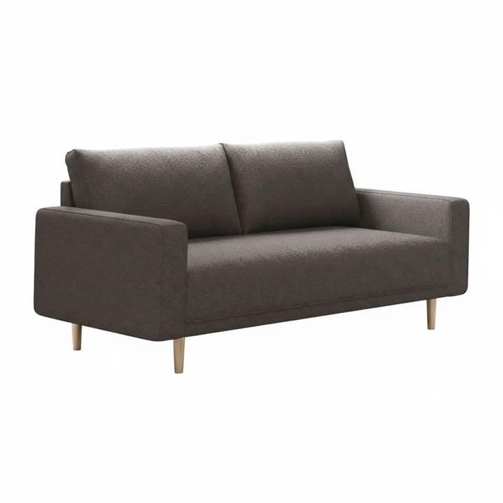 Solvalla Loveseat – Charcoal Gray Boucle Denmark Home
