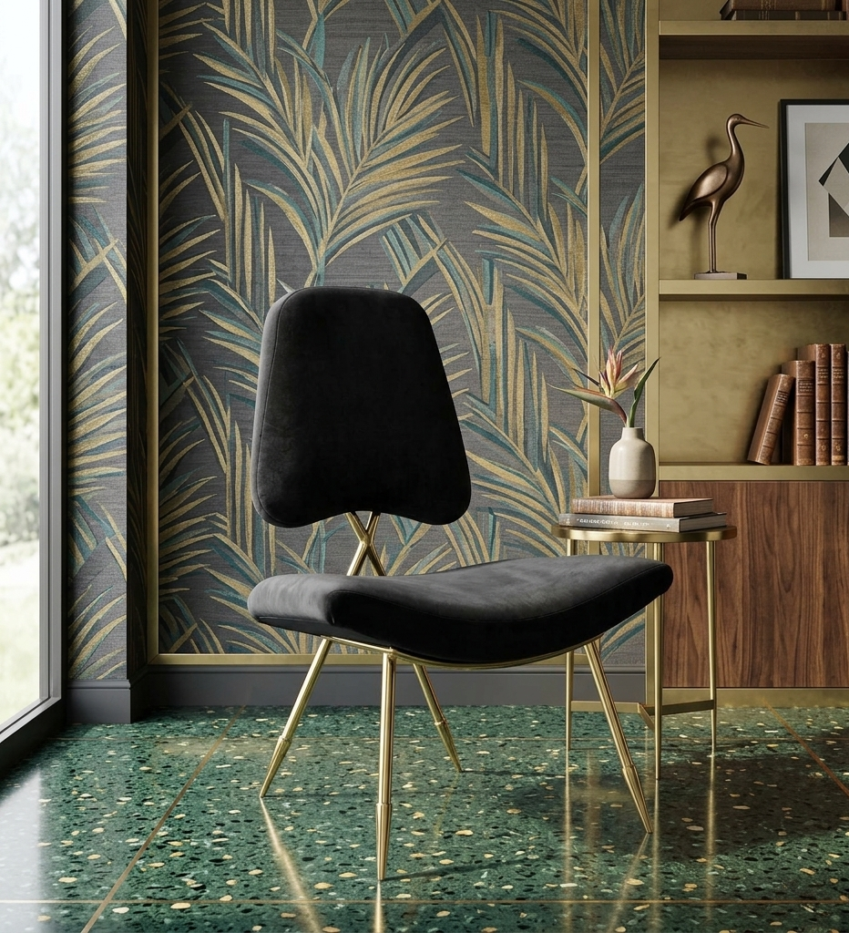 Sod Velvet Lounge Chair - Black Denmark Home