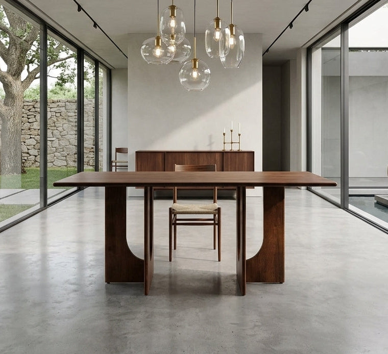 Cour Rectangle Dining Table 70" - Walnut Denmark Home