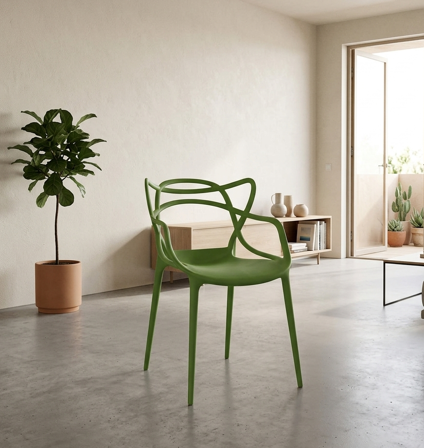 Virello Dining Chair - Green Denmark Home