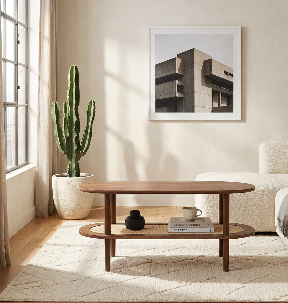 Elmira Coffee Table – Walnut