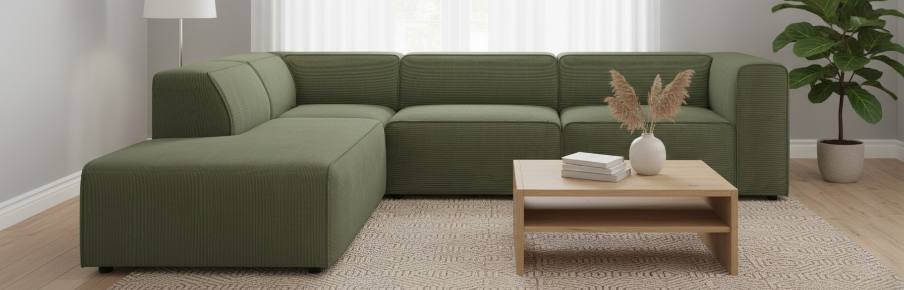 Carmo L-Shaped Sectional Sofa by Anders Nørgaard – Left-Facing