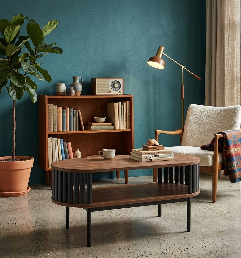 Kavren Coffee Table – Walnut Black