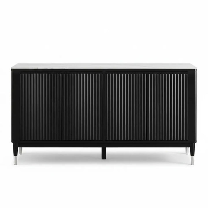 Mono Server – Black & White Sintered Stone Top Denmark Home